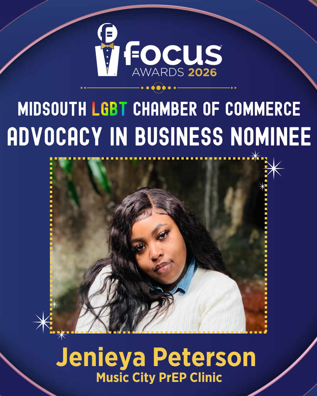 Jenieya Peterson Music City PrEP Clinic nominee graphic