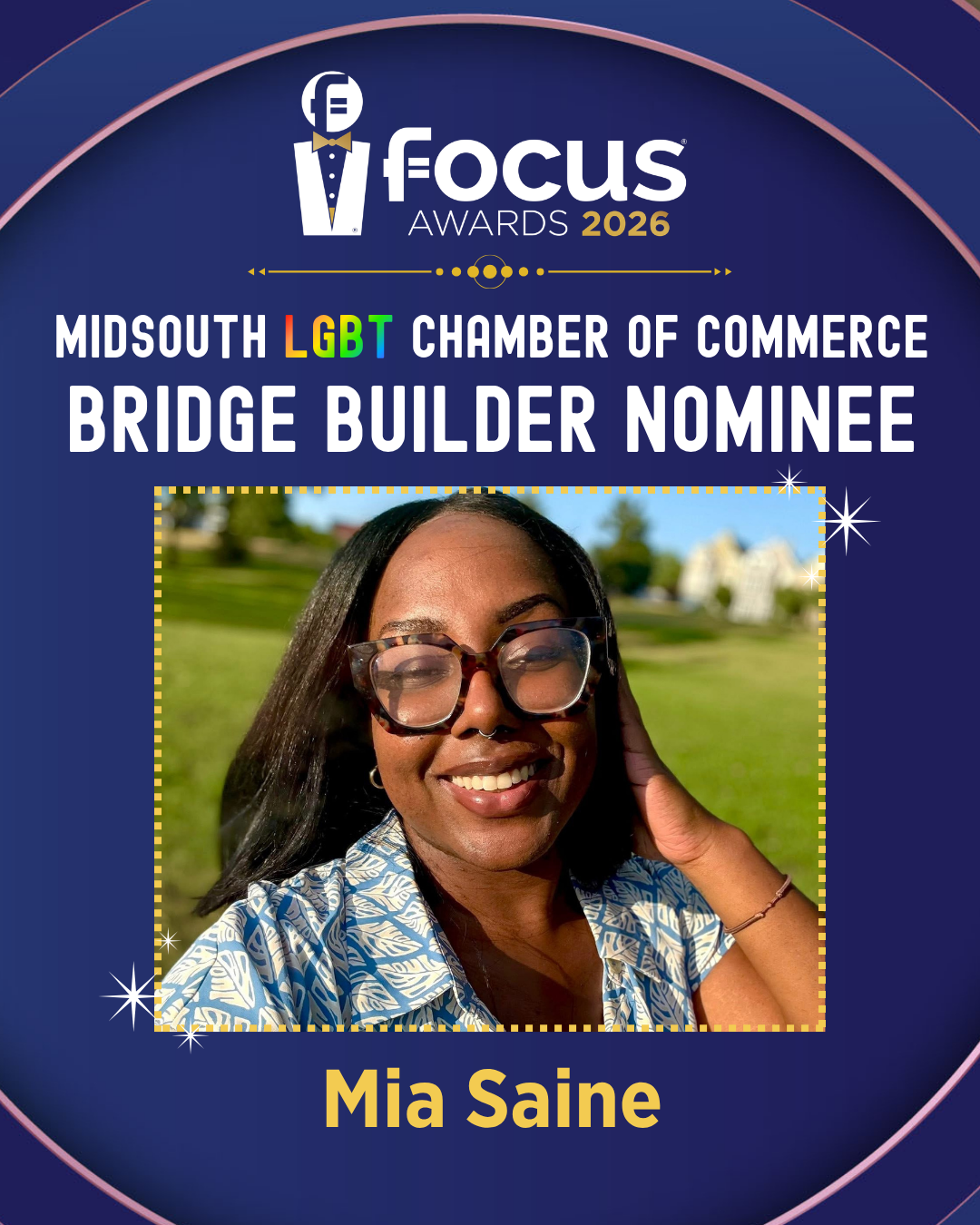 Mia Saine nominee graphic