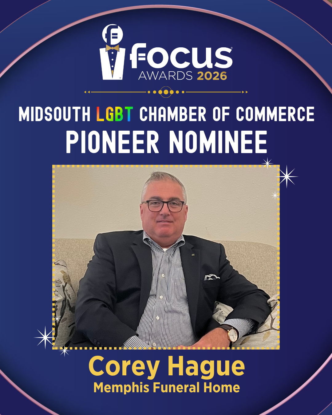 Corey Hague – Memphis Funeral Home nominee graphic